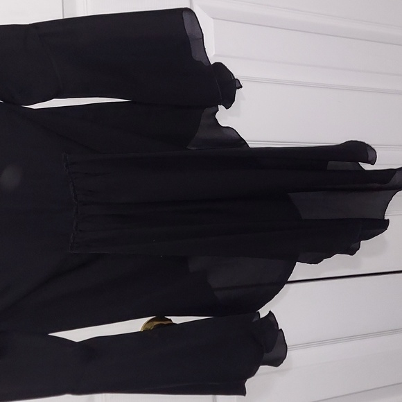 For Love and Lemons Sheer Spellbinder Top (high/low) bell s - Picture 5 of 6